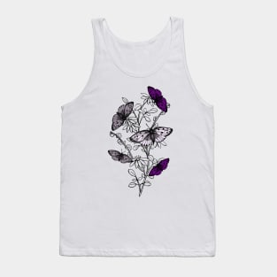 Graysexual Butterflies Tank Top